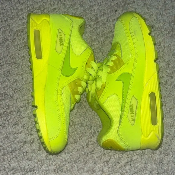 Nike | Shoes | Neon On Yellow Nike Air Max 95 | Poshmark